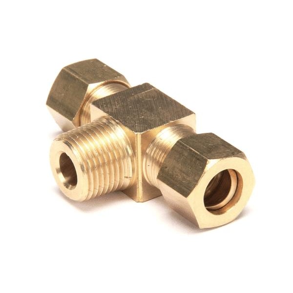 Tee, 3/8Mpt X 7/16Cc